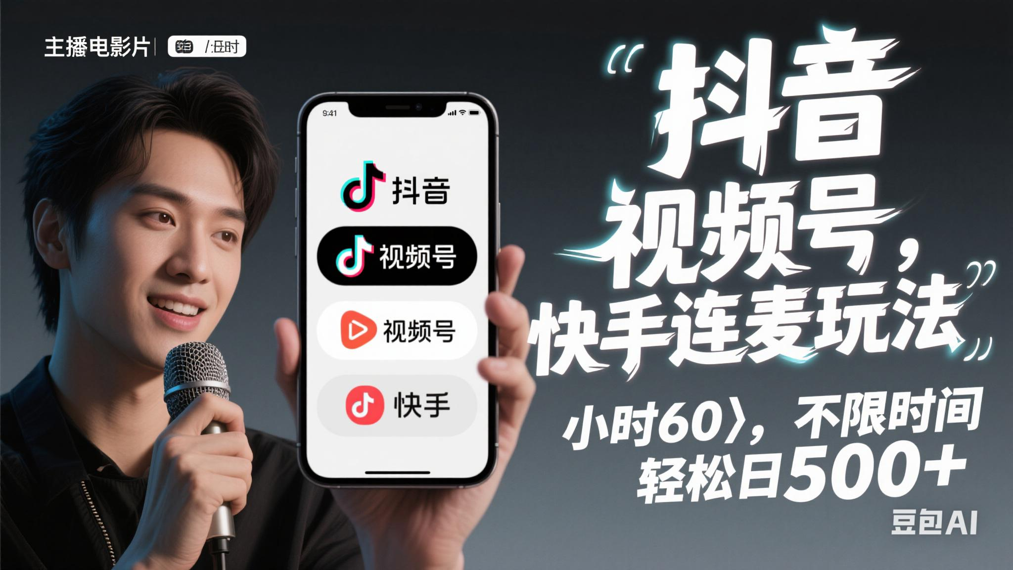 （14899期）抖音，快手，视频号无脑连麦玩法！快速入门，单日稳冲1000+-如意资源网